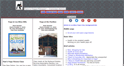 Desktop Screenshot of pamsyogafitness.com